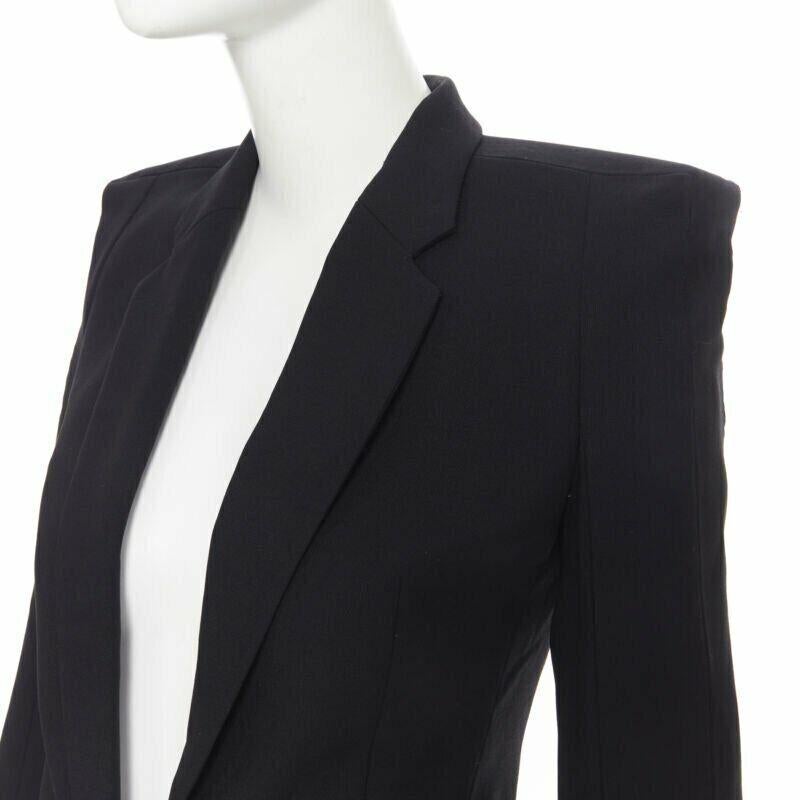 MAISON MARTIN MARGIELA 2007 square cut padded shoulder blazer jacket IT36 XS For Sale 3