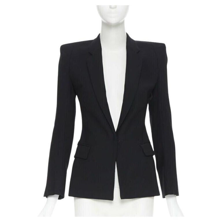 MAISON MARTIN MARGIELA 2007 square cut padded shoulder blazer