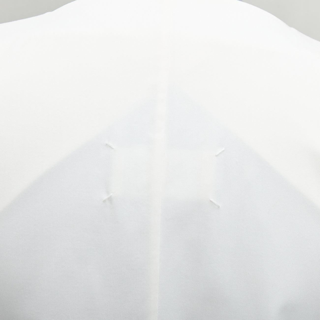 MAISON MARTIN MARGIELA 2011 cream silky padded deconstructed vest FR38 M 2