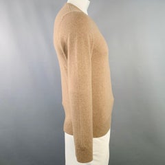 MAISON MARTIN MARGIELA 2012 Size L Camel Cashmere V-Neck Pullover