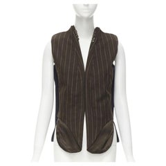 MAISON MARTIN MARGIELA ARTISANAL 2003 Laufsteg Weste mit dekonstruierten Ärmeln