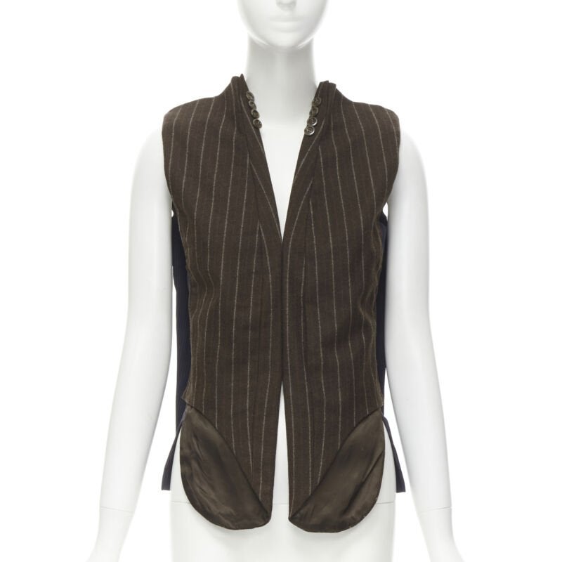 MAISON MARTIN MARGIELA ARTISANAL 2003 Runway brown deconstructed