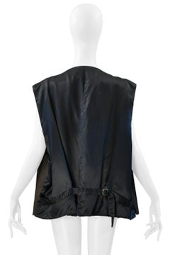 Maison Martin Margiela Artisanal Brown Vintage Fabric Vest Aw 2000