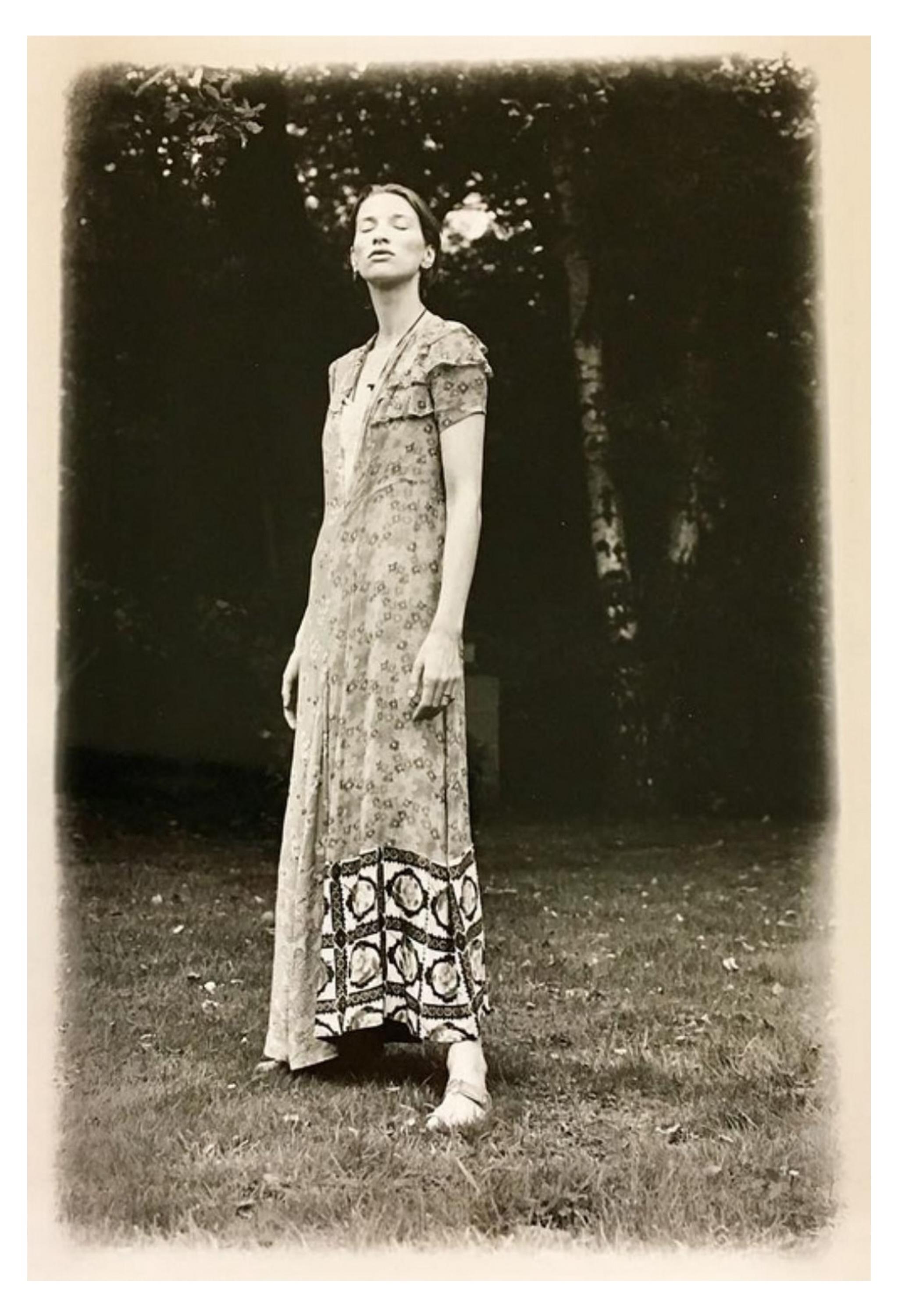 Maison Martin Margiela Artisanal Reconstructed Floral Vintage Dress 1993-94 For Sale 1