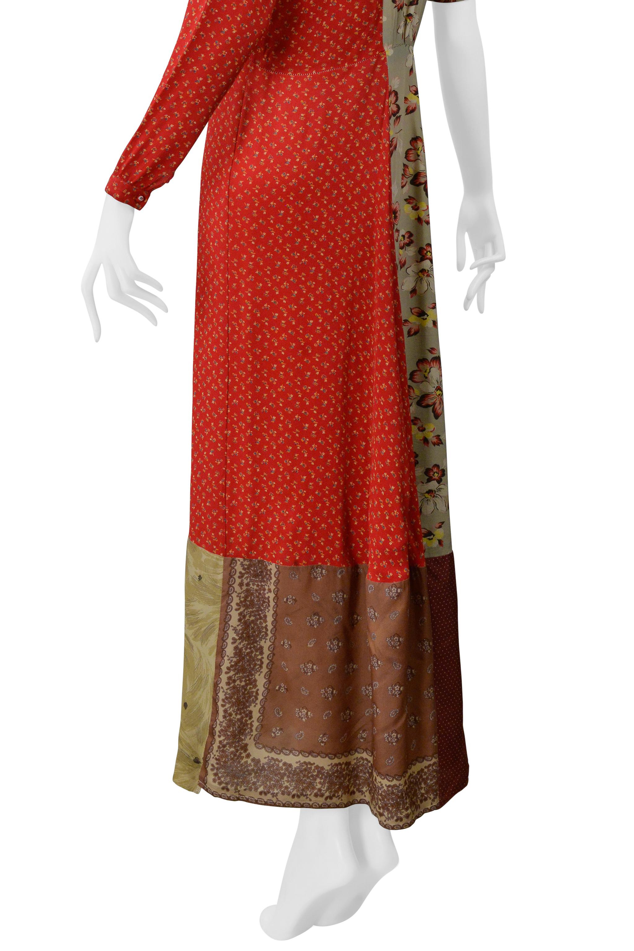 Maison Martin Margiela Artisanal Reconstructed Floral Vintage Dress 1993-94 For Sale 2