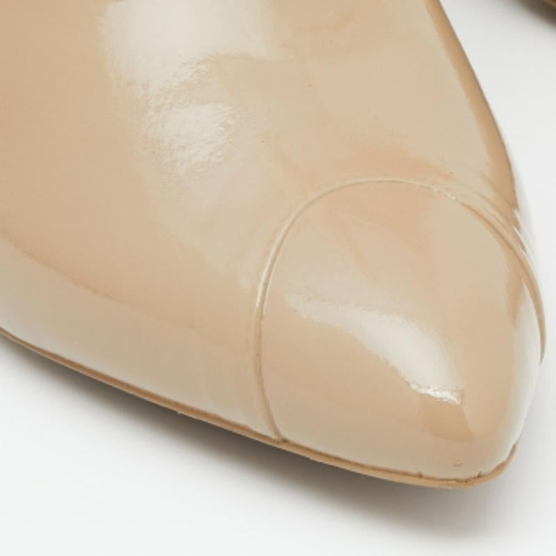 De las mujeres Maison Martin Margiela Botines de charol beige Talla 37.5 en venta