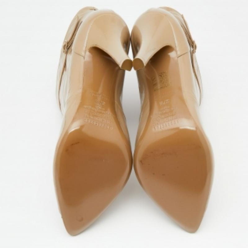 Maison Martin Margiela Botines de charol beige Talla 37.5 en venta 3