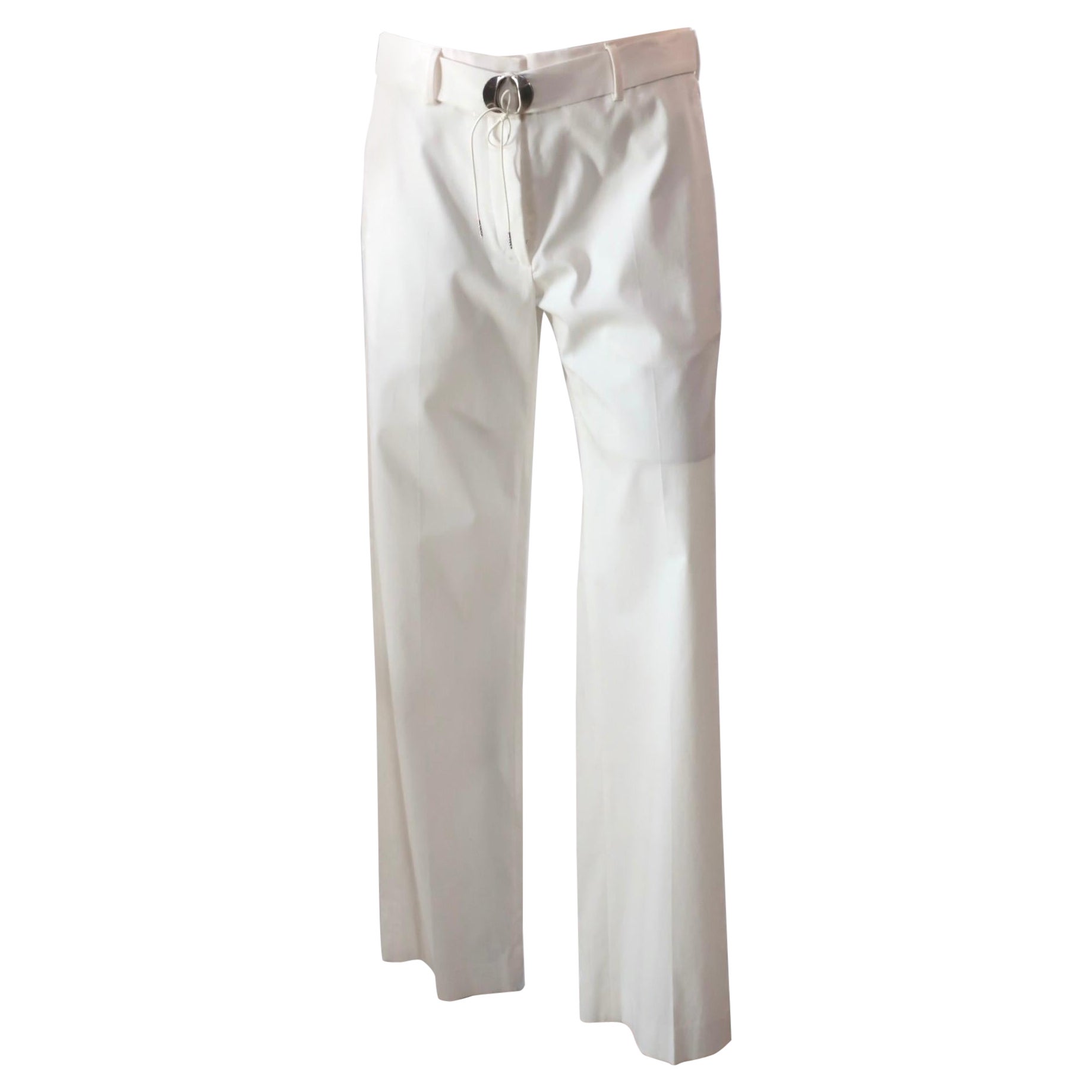 Maison Martin Margiela, gerade Hose mit Gürtel