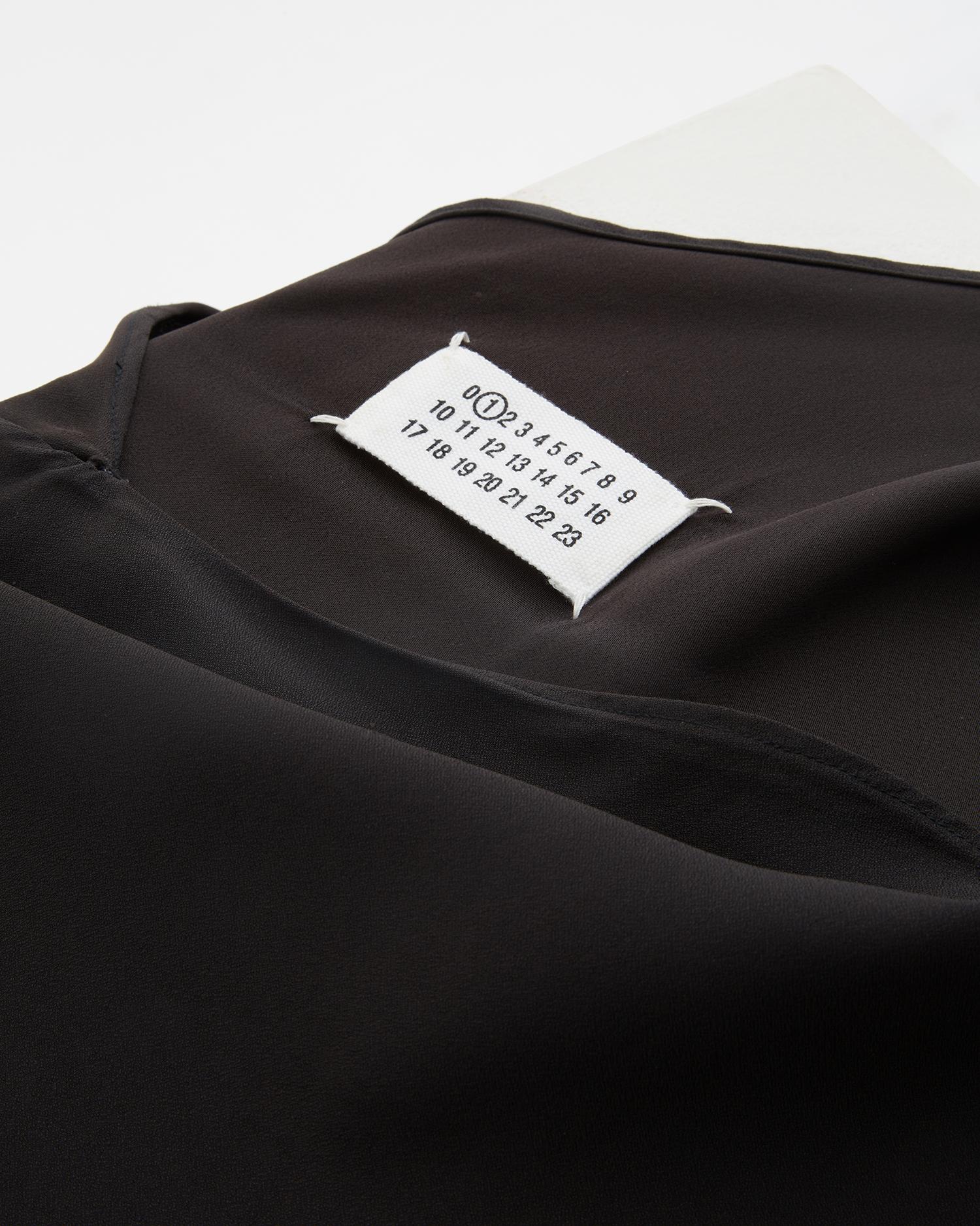 Maison Martin Margiela Robe longue asymétrique noire, fw 2008 Pour femmes en vente