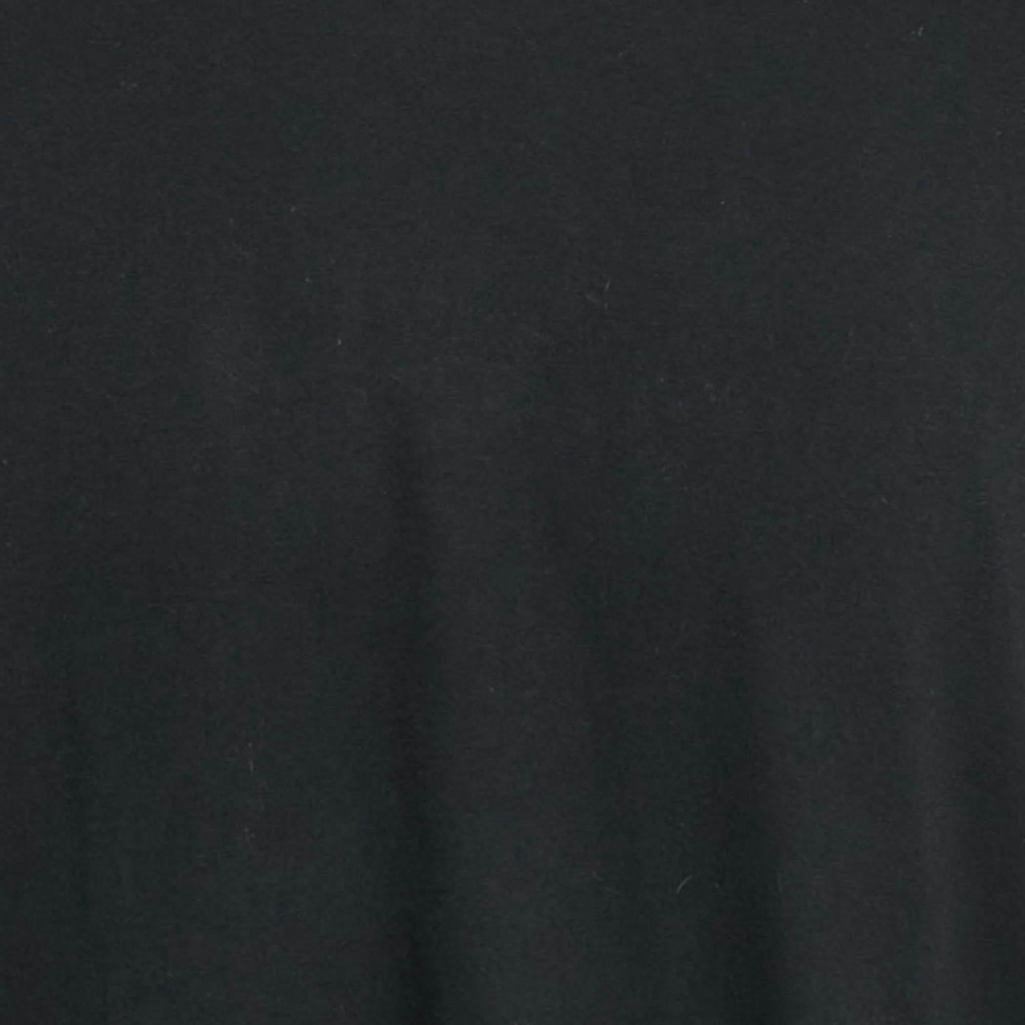 Maison Martin Margiela Black Cotton Round Neck T-Shirt S In Fair Condition In Dubai, Al Qouz 2