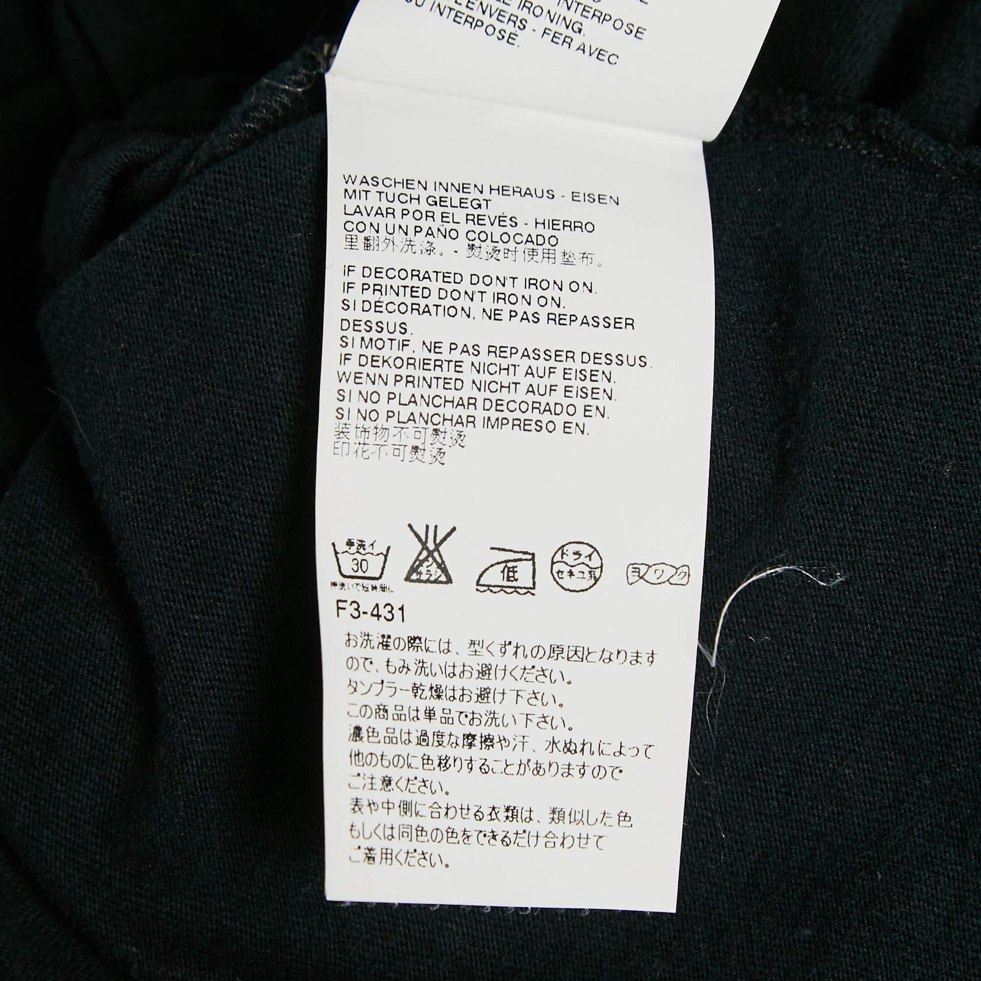 Maison Martin Margiela Black Cotton Round Neck T-Shirt S 3
