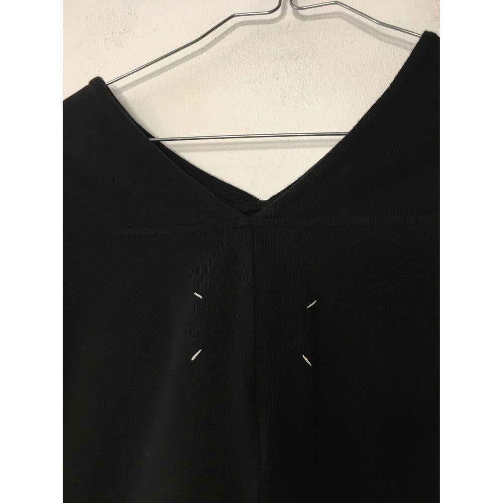 Maison Martin Margiela Black Cotton Top In Good Condition In Carnate, IT