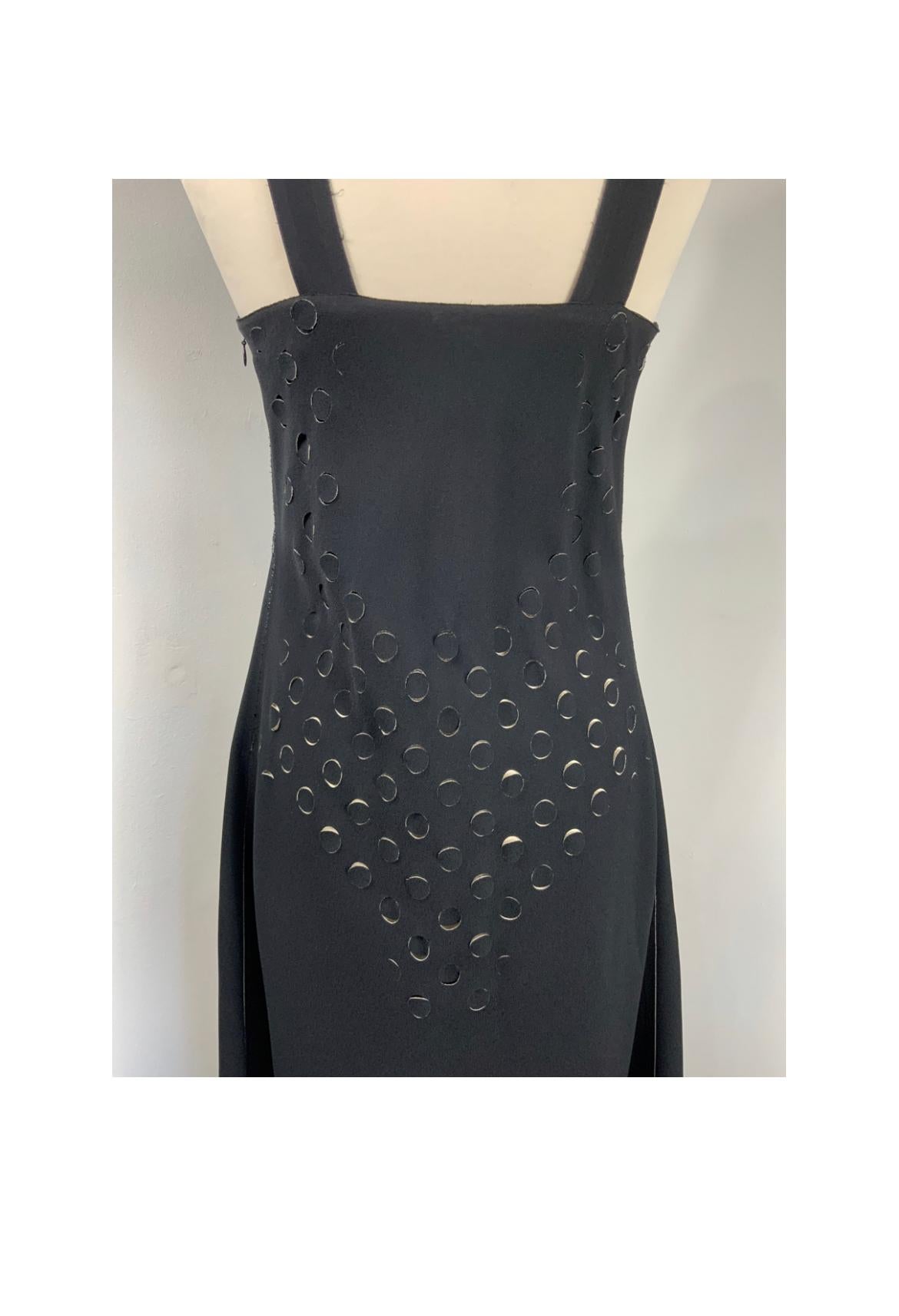 Maison Martin Margiela black dress. For Sale 4