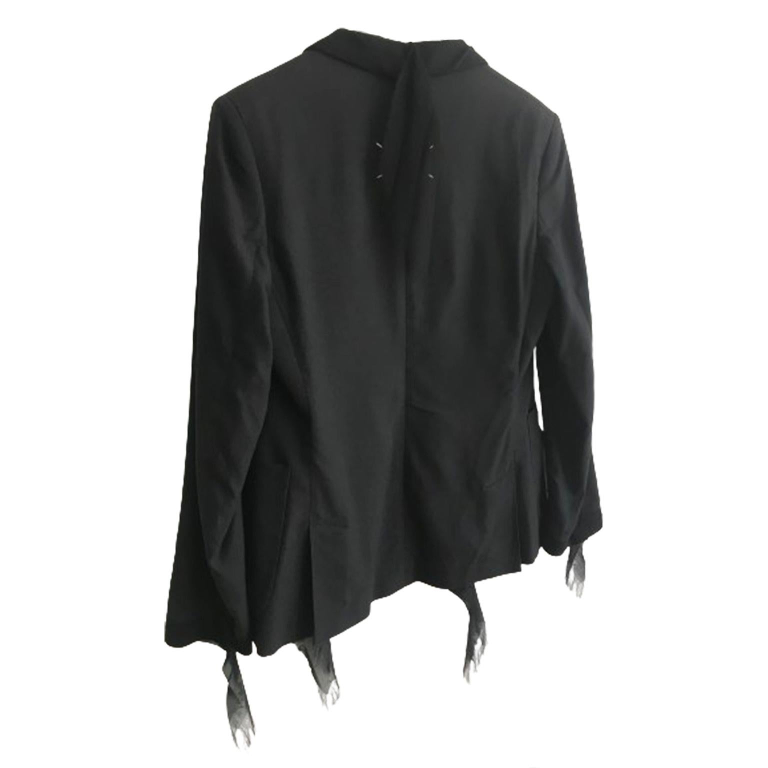 Maison Martin Margiela Black Jacket Blazer ss 2006 In Good Condition For Sale In Berlin, DE