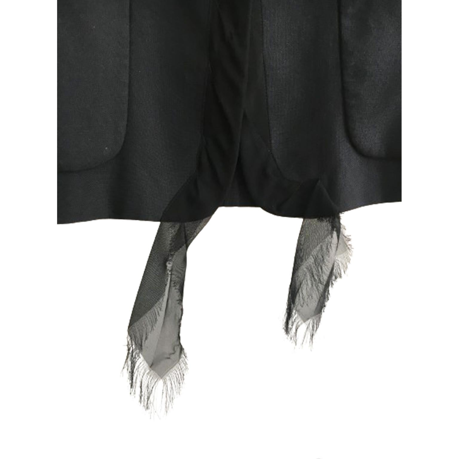 Women's Maison Martin Margiela Black Jacket Blazer ss 2006 For Sale