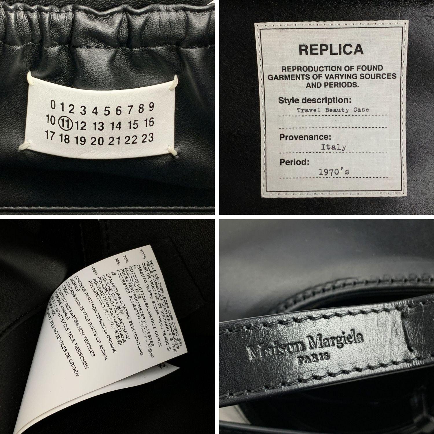 Maison Martin Margiela Black Leather 