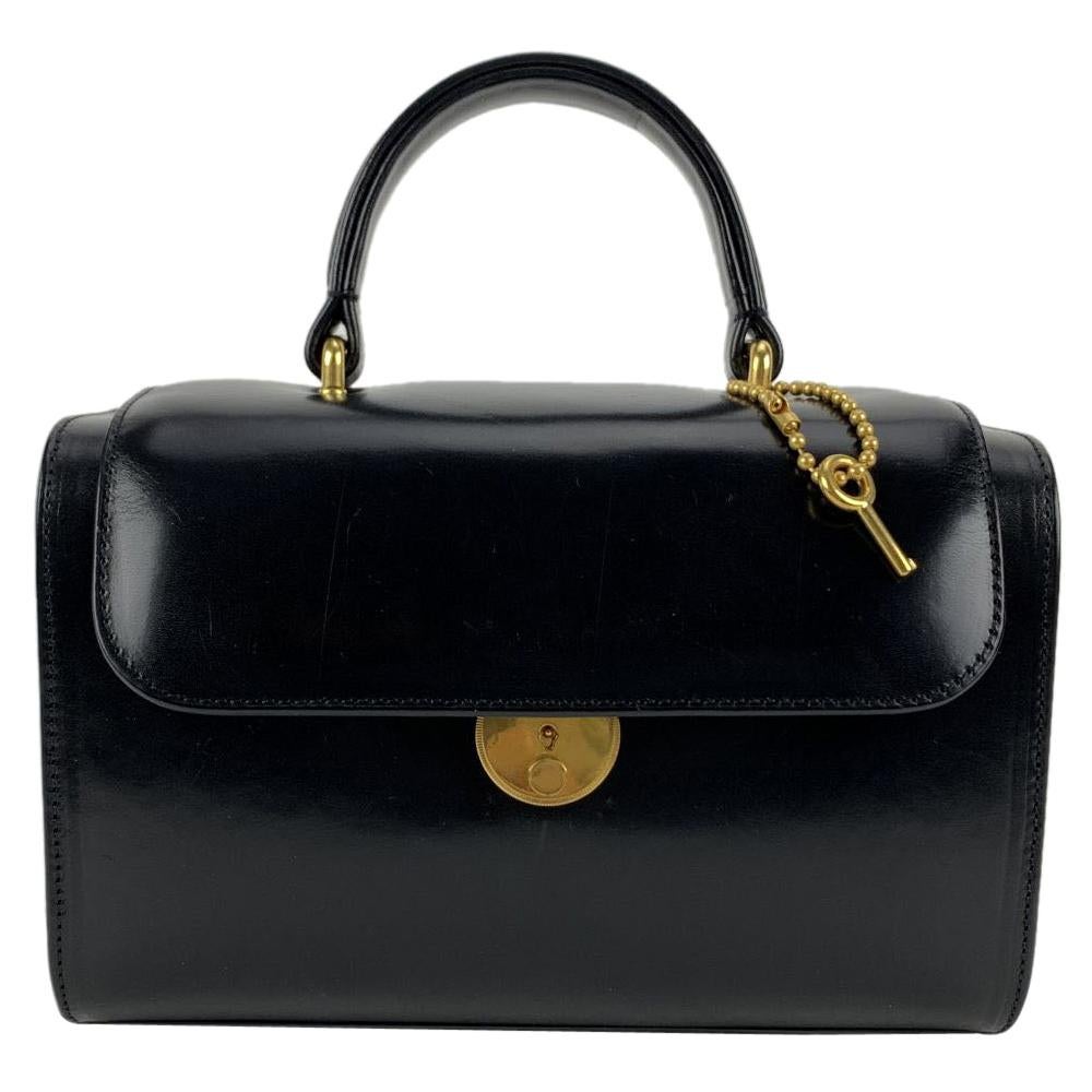 Maison Martin Margiela Black Leather "Replica Bag" Beauty Case