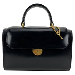 Maison Martin Margiela Schwarze Ledertasche „Replica Bag“