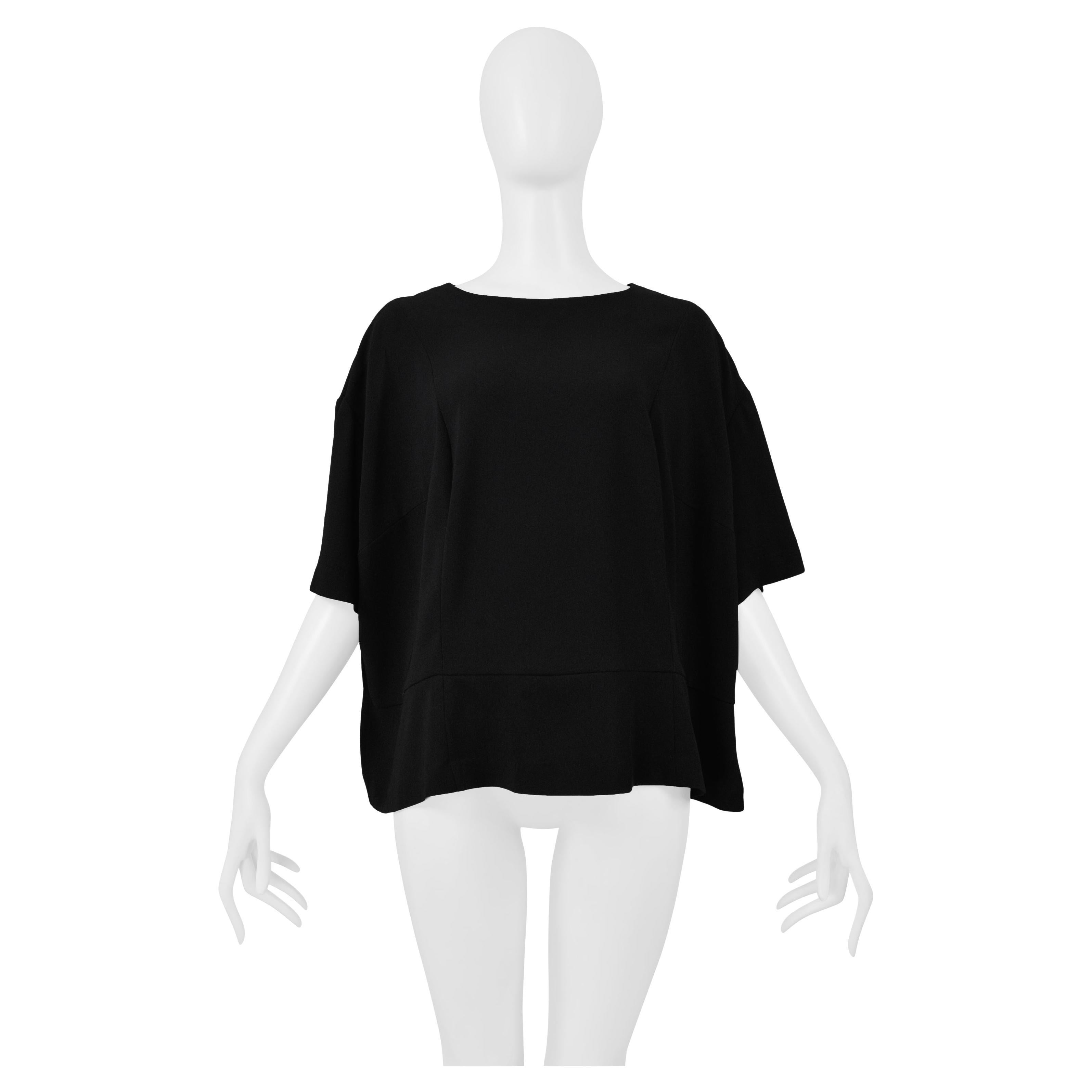 Maison Martin Margiela - Top nero a maniche corte 2002