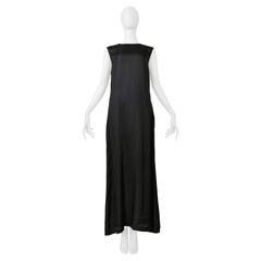 Maison Martin Margiela Abito senza maniche nero con fodera in Bemberg Cir. 2000
