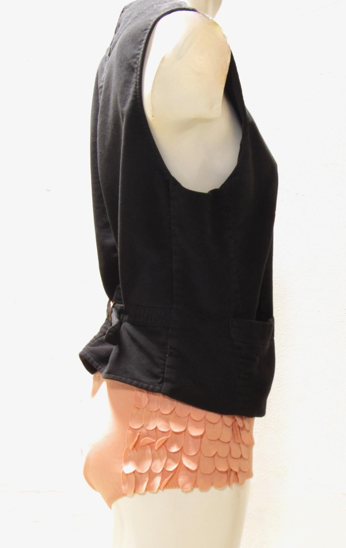 Women's Maison Martin Margiela Black Vest For Sale