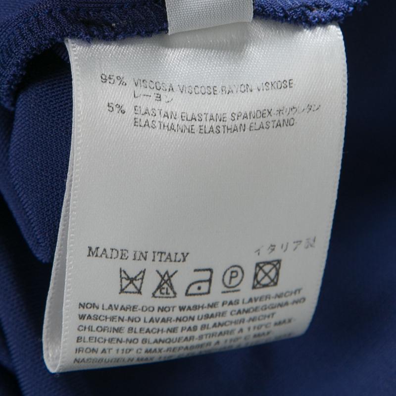 Maison Martin Margiela Blue Knit Halter Wrap Dress L 3