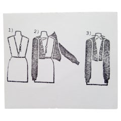 Maison Martin Margiela Boxed Block Print & Couture Line 0 Lingerie Harness 1998