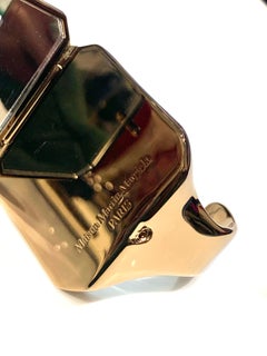 MAISON MARTIN MARGIELA  Bracciale con specchio segreto in ottone FW 2012