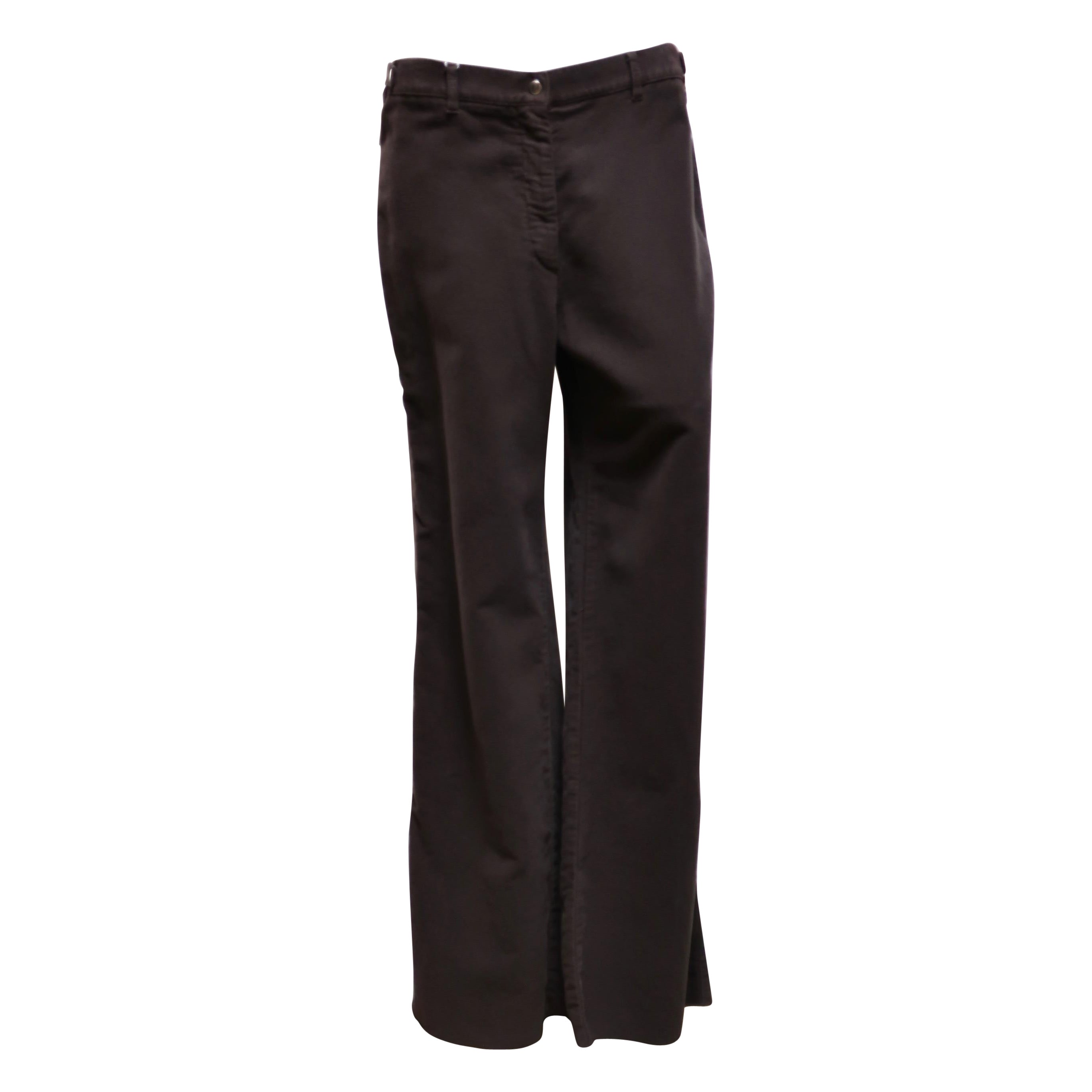 Maison Martin Margiela - Pantalone di flanella marrone