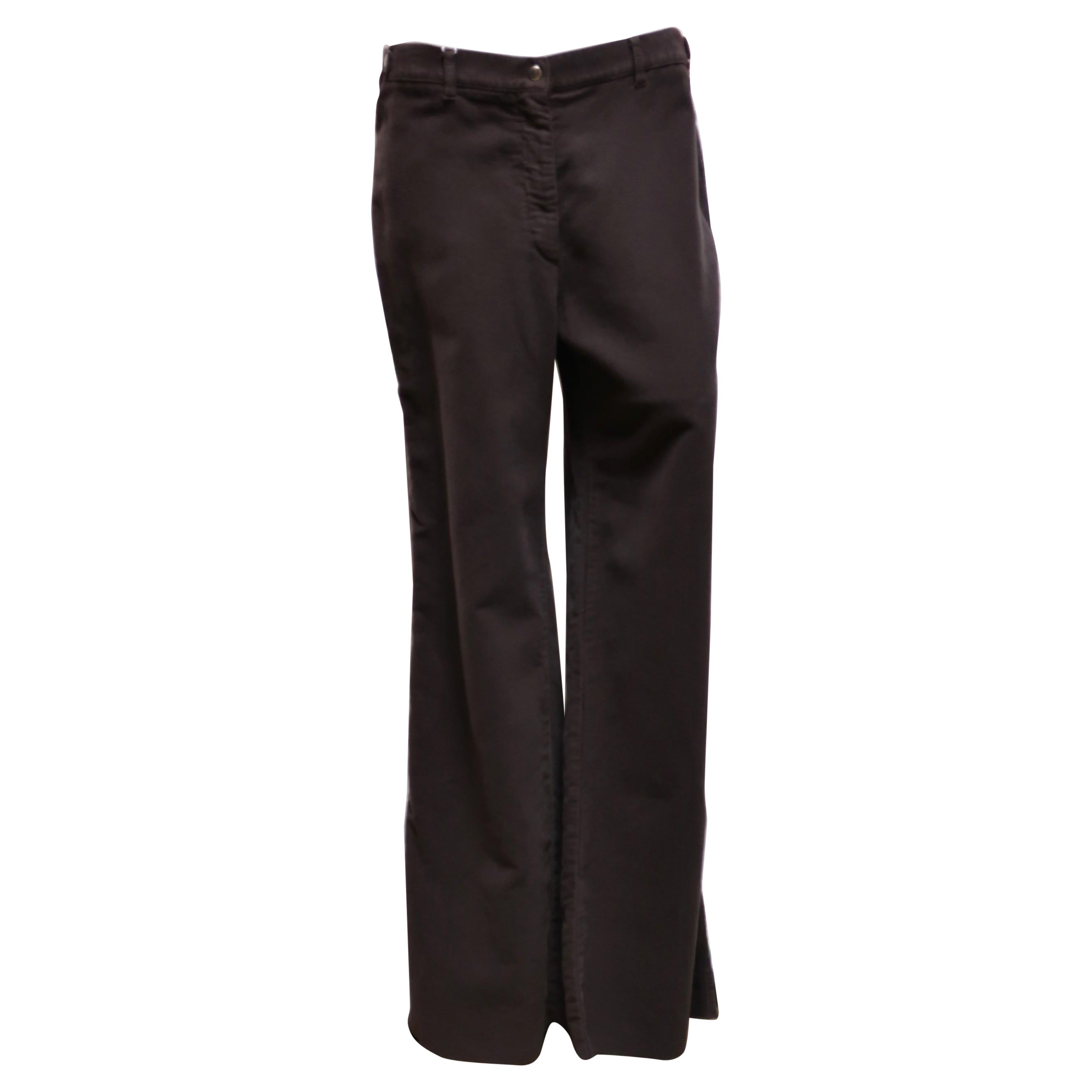 Maison Martin Margiela - Pantalone di flanella marrone