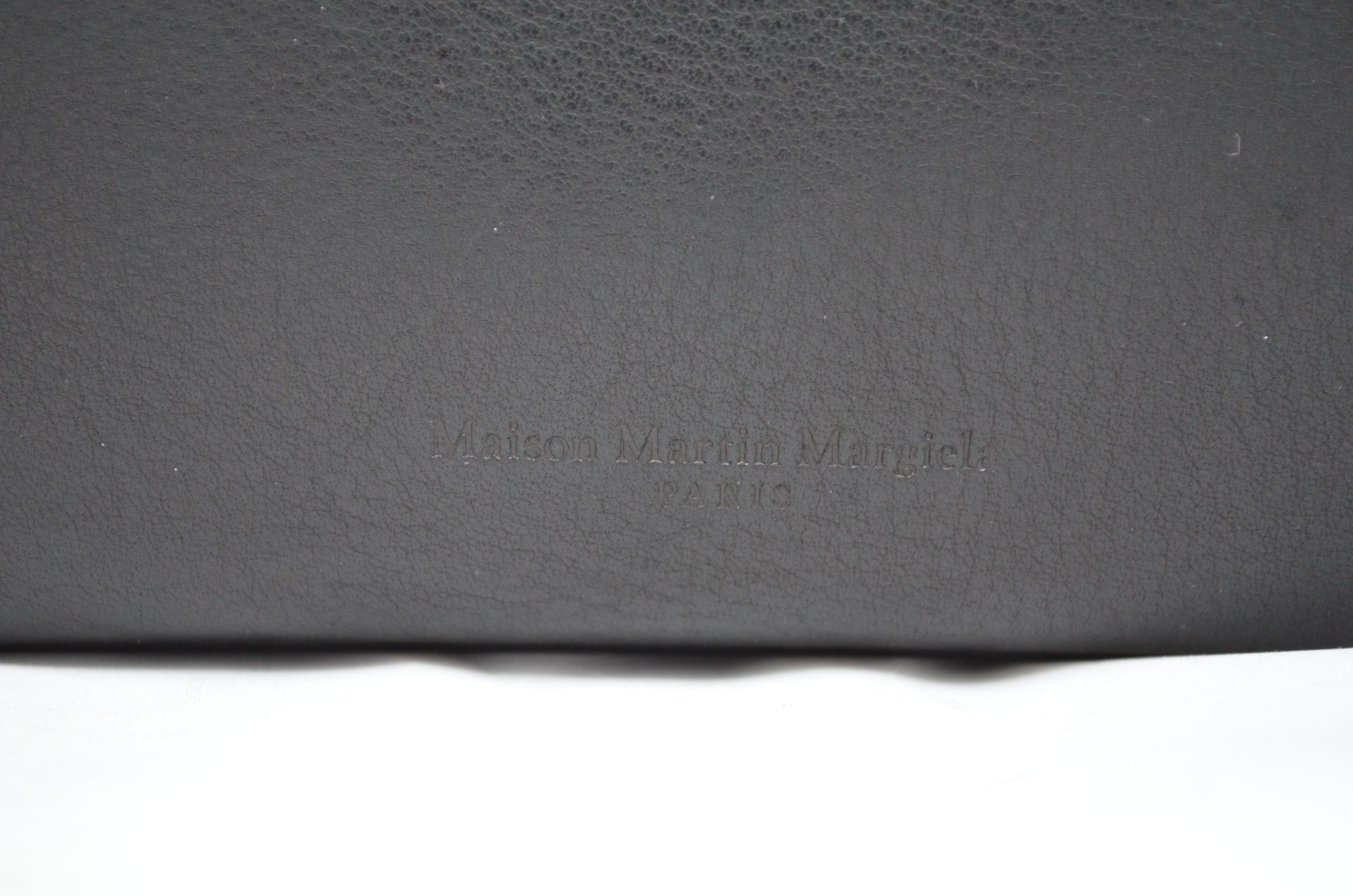 Maison Martin Margiela Calf Leather Clutch with Strap 1