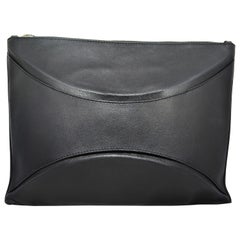 Maison Martin Margiela Calf Leather Clutch with Strap