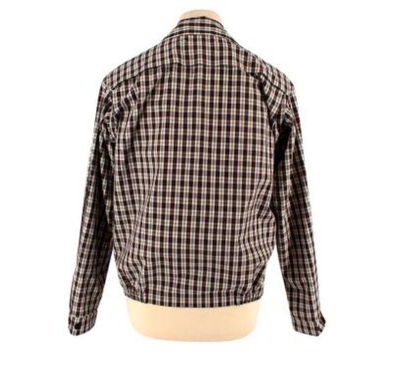 Maison Martin Margiela Checked Zip Harrington Jacket

-Concealed Zip fastening along the front 
-Chequered print body 
-Buttoned collar 
-Buttoned cuffs 
-Relaxed fit 

Material: 

100% Cotton 

Made in Italy 

9.5/10 excellent conditions, please
