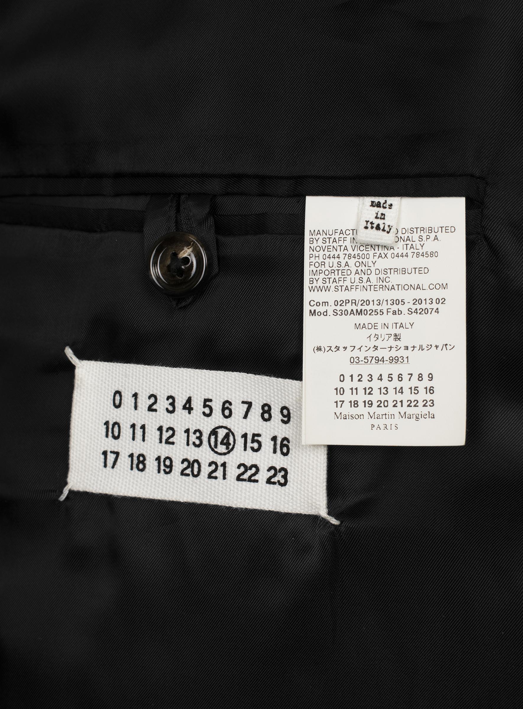Maison Martin Margiela cappotto in lana spalmata 2014 In condizioni ottime in vendita a Алматинский Почтамт, KZ