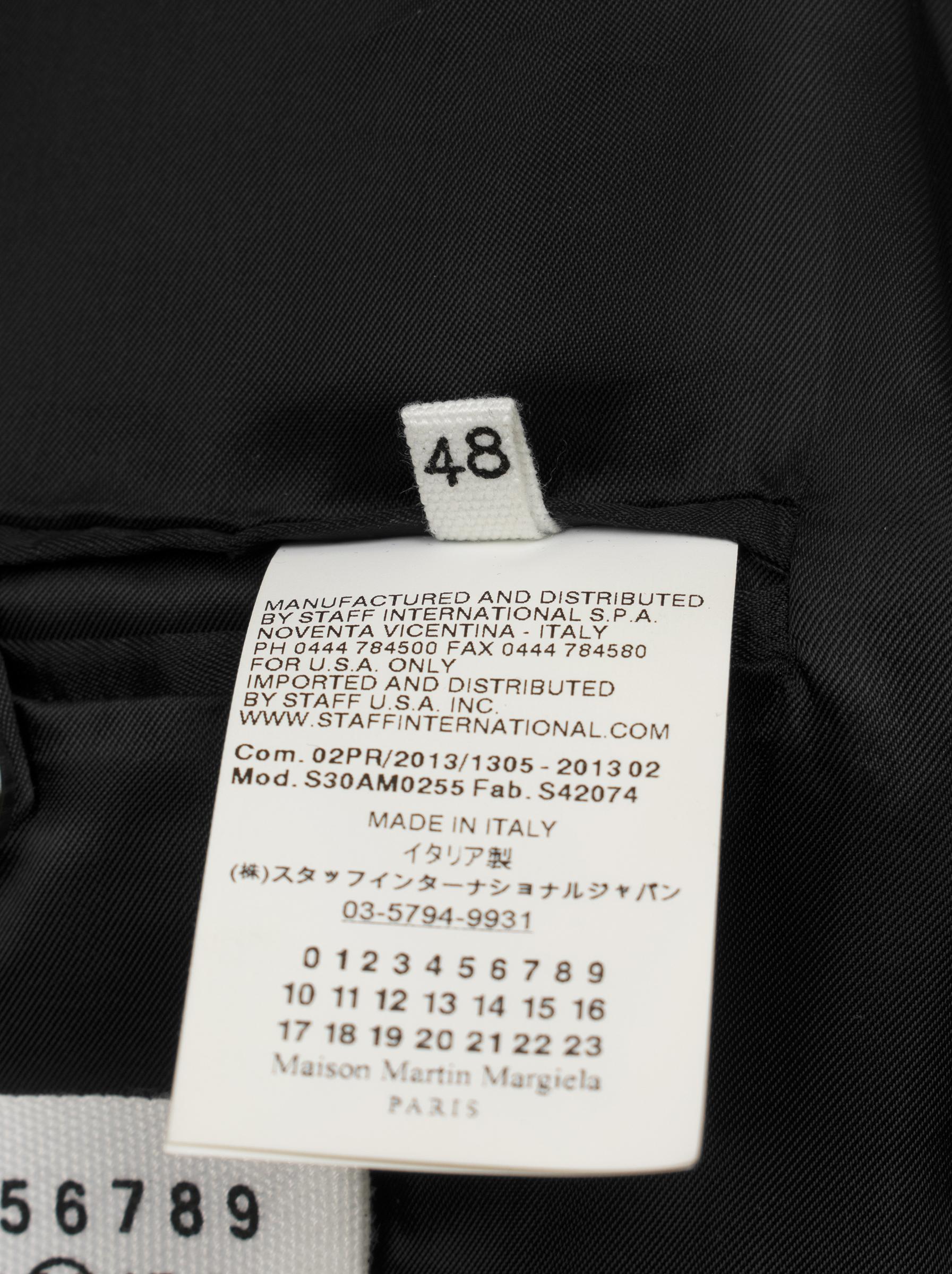 Maison Martin Margiela cappotto in lana spalmata 2014 in vendita 1