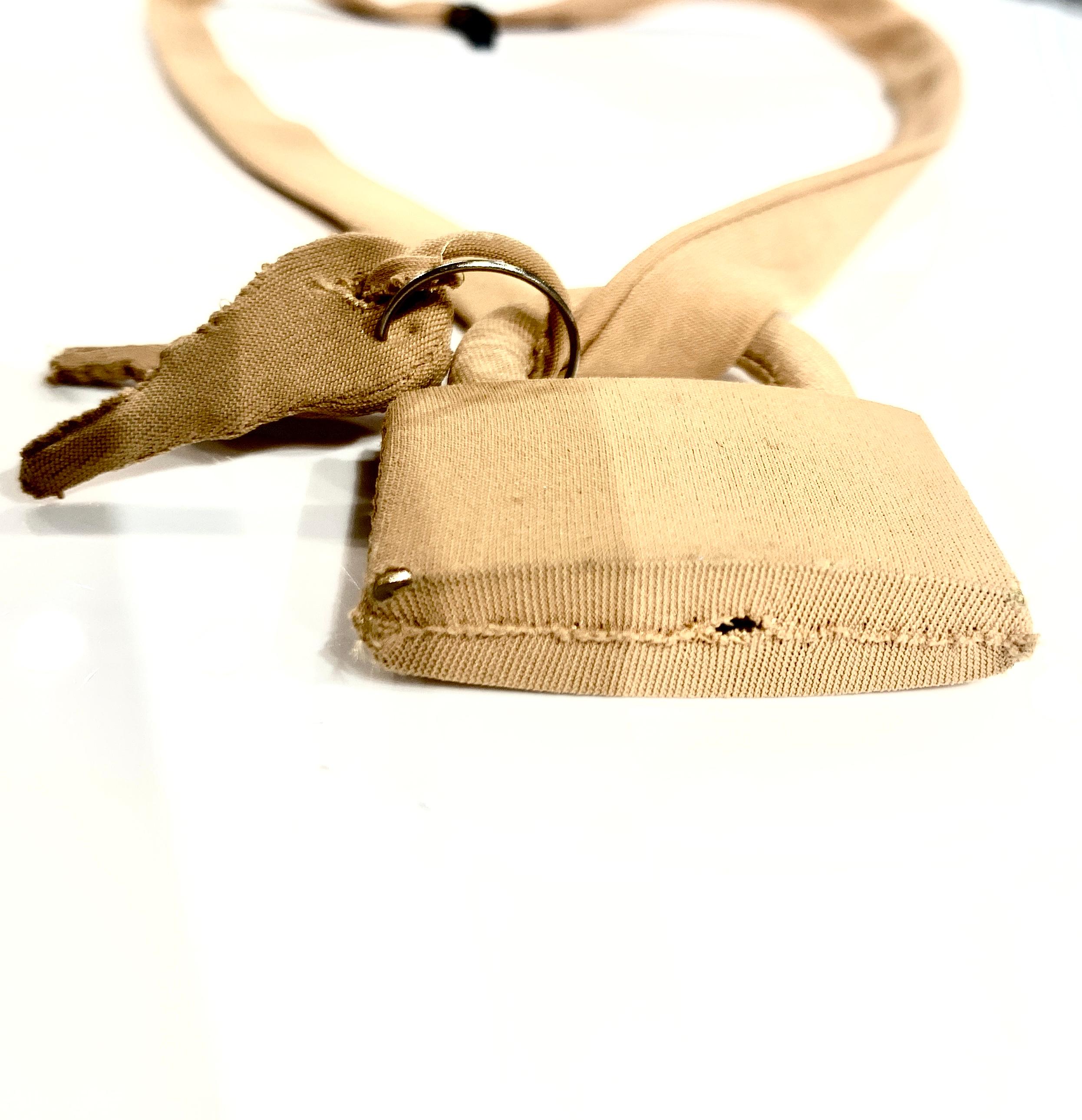 Maison Martin Margiela - Collier doublé de tissu AW 2007 en vente 6