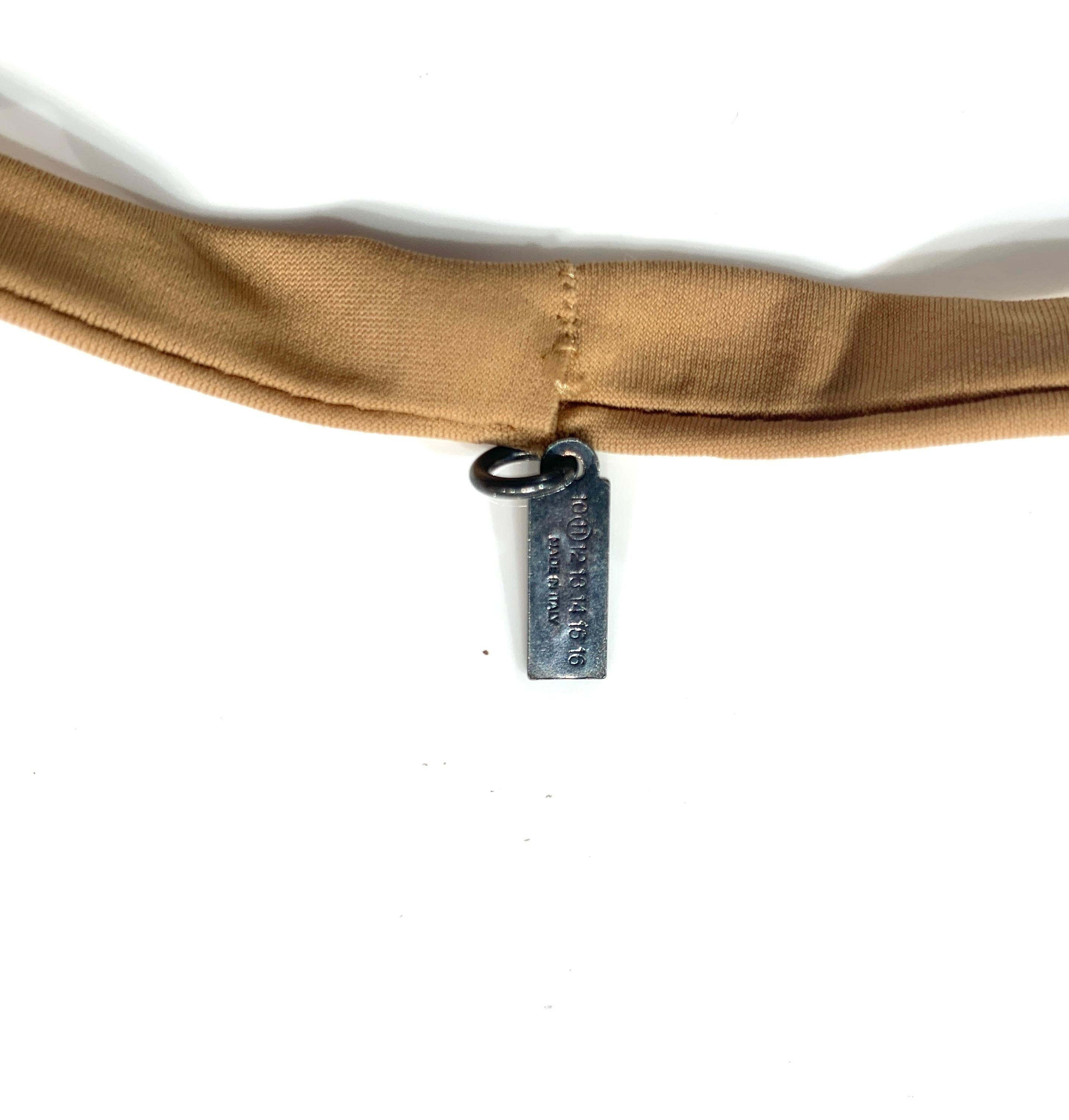 Maison Martin Margiela - Collier doublé de tissu AW 2007 en vente 5