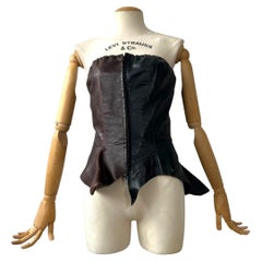 Maison Martin Margiela Corset 2004-2005 FW artisanal boots leather corset