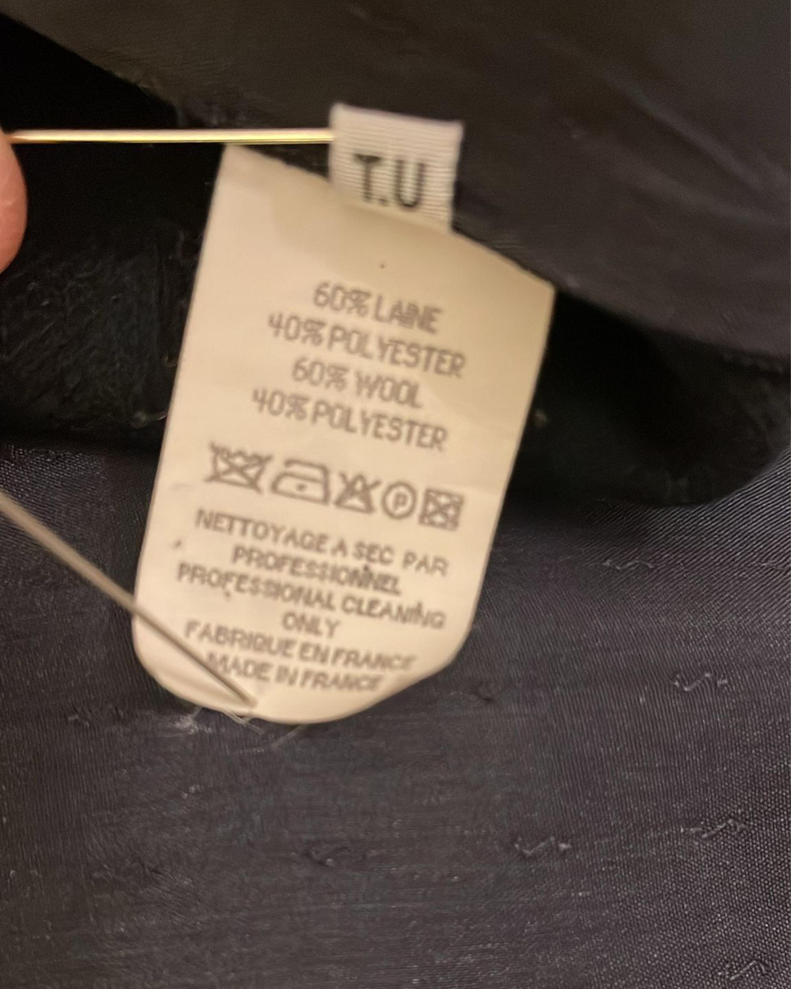 Maison Martin Margiela Artisanal F/W 03-04 Chaqueta reconstruida azul y negra en venta 7