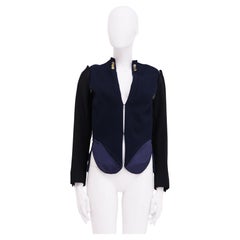 Maison Martin Margiela Artisanal F/W 03-04 Chaqueta reconstruida azul y negra