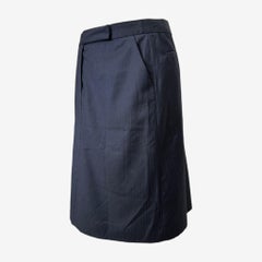 Maison Martin Margiela F/W 2004 Striped Wool Midi Skirt