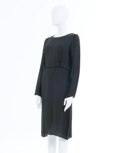 Maison Martin Margiela F/W 2005 'Inside Out' Black silk dress