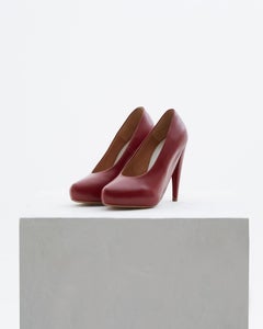 Maison Martin Margiela F/W 2010 red leather pumps
