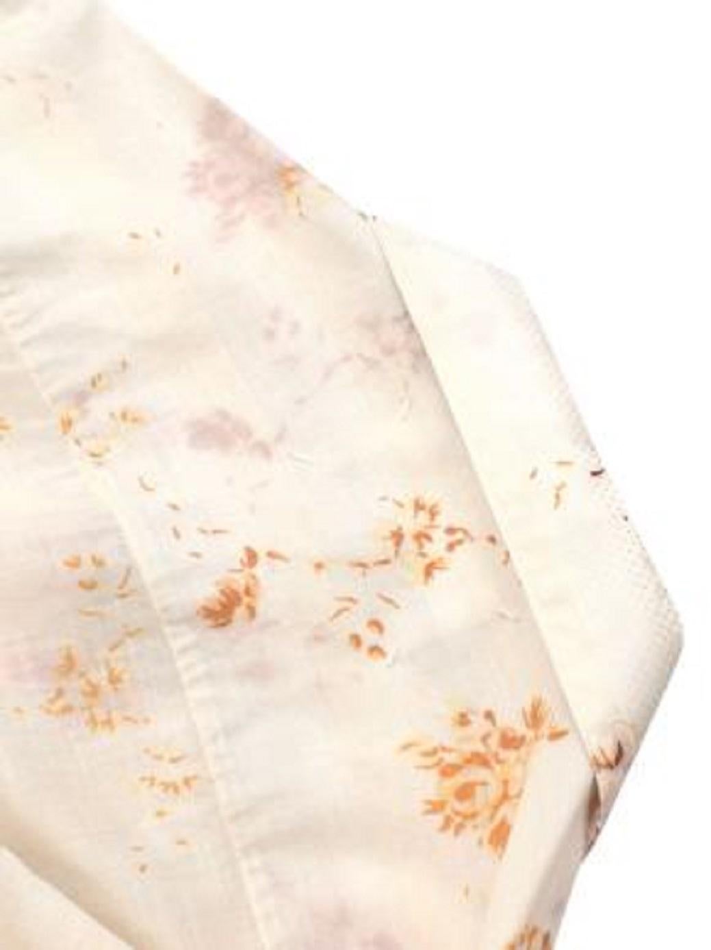 Maison Martin Margiela Floral Cotton Shirt For Sale 2