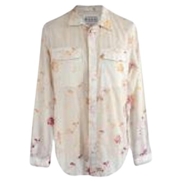 Maison Martin Margiela Floral Cotton Shirt For Sale