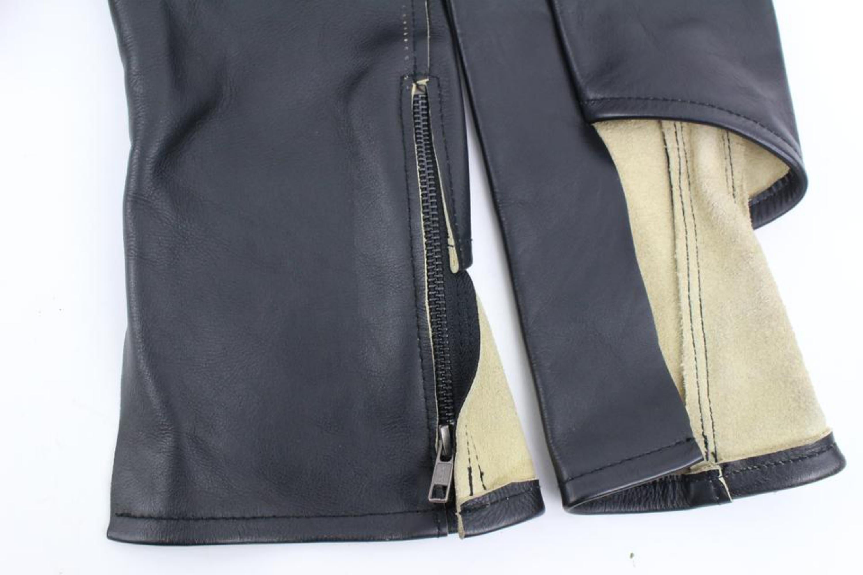 Maison Martin Margiela pour H&M Rare NWT Moto en cuir déconstruit XS pour femme  en vente 2