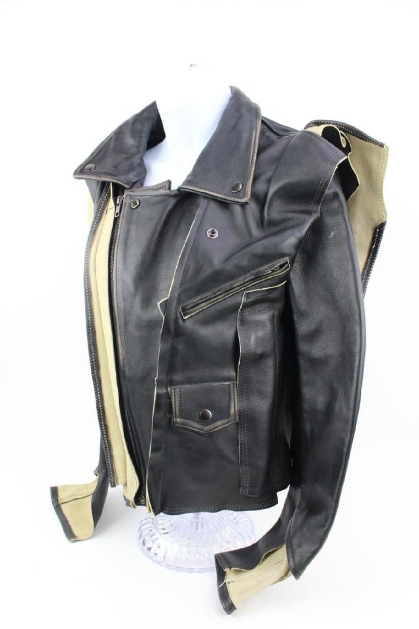 hm leather jacket