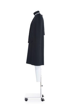 MAISON MARTIN MARGIELA FW 07 Rare cape dress with oversize structured shoulders