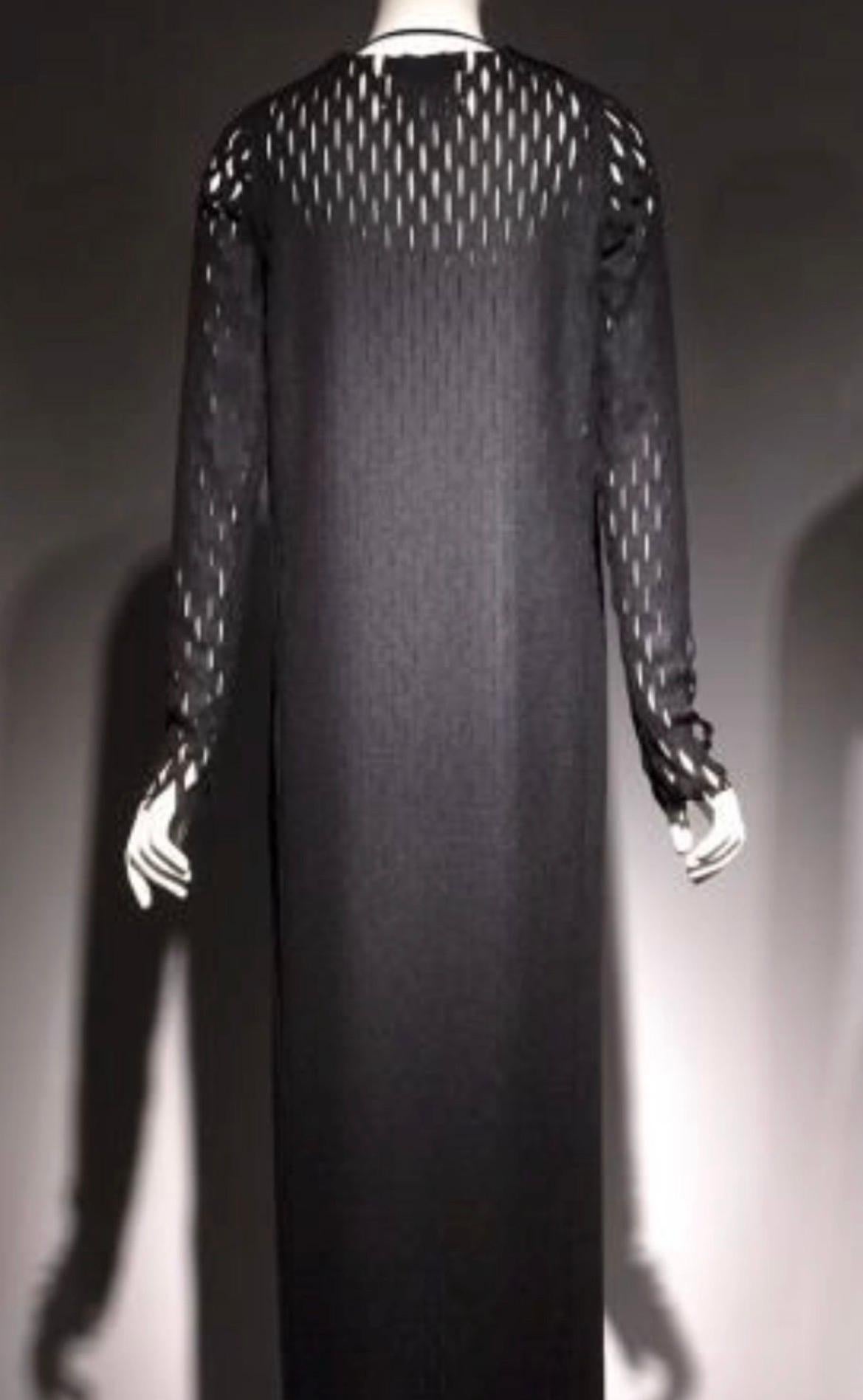 MAISON MARTIN MARGIELA FW 90 Rarissime top à manches longues en feutre fendu en vente 2