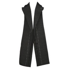 Maison Martin Margiela Chaleco gris jaspeado 1997
